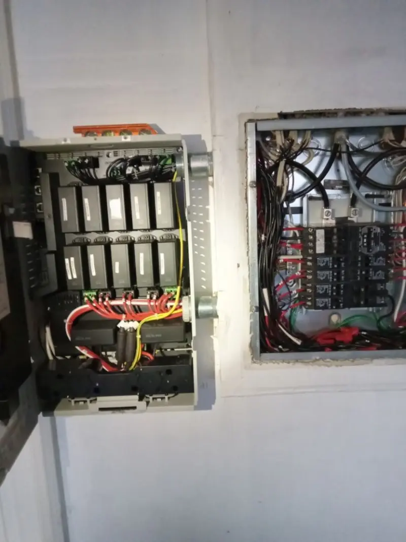 Electrical panel upgrade completed for Security Camera Wiring in Grant-Valkaria
